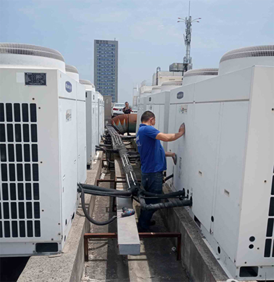 龙沙中央空调制热和不制冷系统维修方法